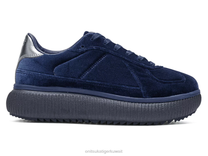 Onitsuka Tiger للجنسين الدقة F20P67 أحذية منتصف الليل / جونميتال